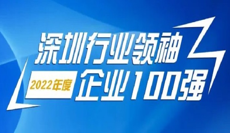 智源科技连续4年上榜“深圳行业领袖企业100强”