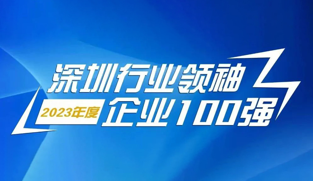 智源科技连续5年上榜“深圳行业领袖企业100强”